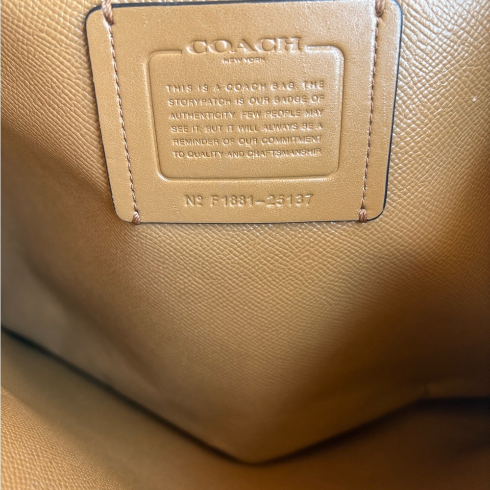 Coach Charlie Carryall Black Pebbled Leather Tote | 25137 | Hangtag | GUC - Picture 10 of 16